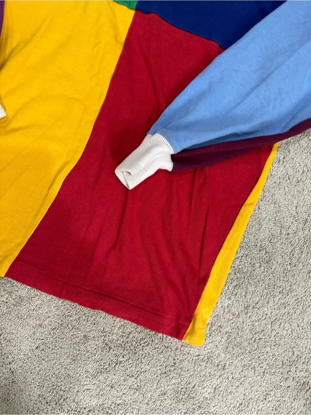 Colorblock Rugby Sweater - Multicolor - Picture 4 of 5